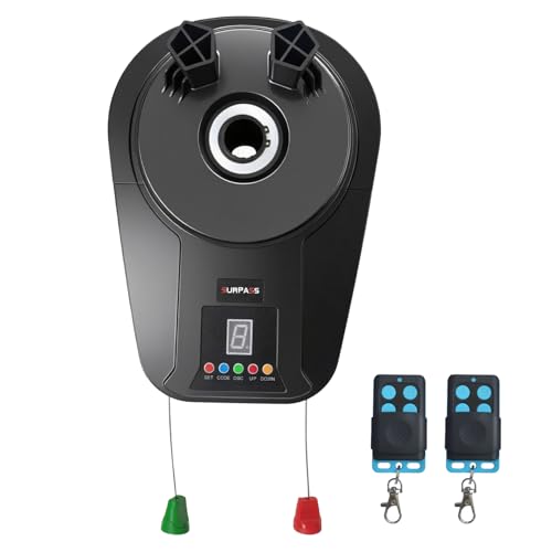 Steel Rolling Door Opener from Surpass About 50 Decibel Quiet Rolling Door Opener with 3/4HP and DC Power Garage Door Opener