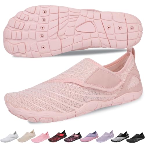 Image of Voyabarefoot Shoes for Women Men 2026 Upgrade Wide Toe Box Barefoot Hiking Sandals,Non-Slip Adjustable Water Shoes for Beach Walking Travel, Comfortable Slip On Walking Shoes
