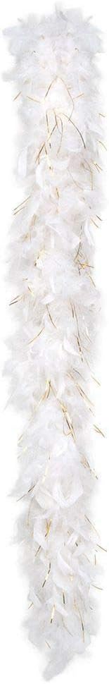 Boland Boa 50 G Glamor, White, 180 Cm, White, One Size