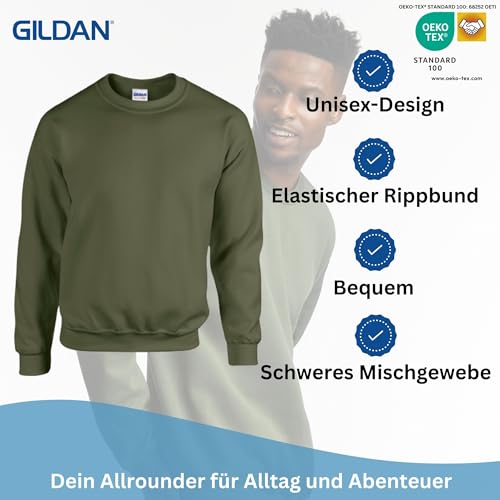 Gildan 2er Herren Sweatshirt Heavy Blend Sweat M L XL 2XL 3XL 4XL 5XL in verschiedenen Farbsets & HLKauf-Block – Bild 5