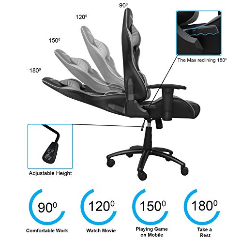 Image of CELLBELL GC04 Transformer Series Gaming /Racing Style Adjustable Back Cushion Chair for Gamers PU Leather [Pattern 011