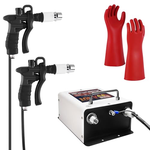 Image of Ionizing Air Gun 10KV Anti Static Gun for Painting Acrylic Electrostatic Elimination (with 2 air guns)
