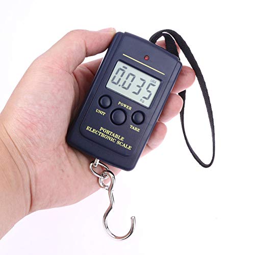 Aleptau Fishing Scale Luggage Scale, Fish Scale Portable Scale 88Lb/40Kg Pocket Size Multi-Functionals Pro Scale With Tare Back-Lit Lcd Display For Fishing, Digital Kitchen Scales, Fish Weighing Scale #TOP5