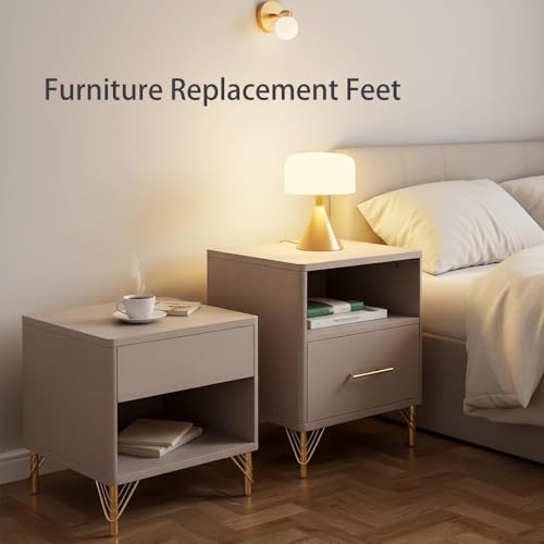Patas doradas para muebles que elevan el estilo de tu sofá con un diseño triangular premium 3