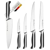 GROSSMAN® Set 5 st. ON - OREGANO | Kochmesser| Tranchiermesser | Brotmesser | Obst...