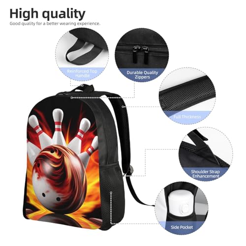 Travel Backpack for Women Men Lightweight 17 inch Laptop Bag Bowling Ball Backpack Casual Daypack3
