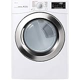 LG DLGX3701W 7.4 Cu. Ft. White Gas Dryer with Steam