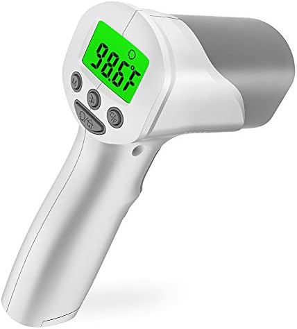 Touchless Thermometer for Adults,Famidoc Non Contact Infrared Thermometer for Kids and Baby No Touch Infrared Forehead Thermometer for Fever Smart Temperature with Digital LCD Display Instant Results