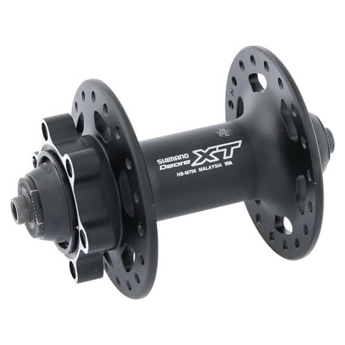 Moyeu avant Shimano M756 XT finition noire haute précision 32 trous