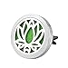Jenia Car Air Freshener Essential Oil Aromatherapy Vent Diffuser Locket With Clip Premium Stainless Steel
