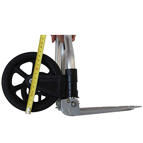 Carretilla plegable multiusos de acero con ruedas antideslizantes miniatura 2