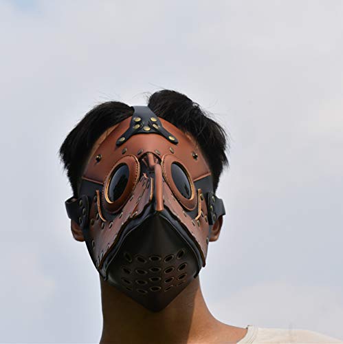 Party Story Plague Doctor Mask Novelty Costume Party Mask Full Head Steampunk Gothic Bird Mask (Only Mask) steampunk buy now online Party Story Plague Doctor Mask Novelty Costume Party Mask Full Head Steampunk Gothic Bird Mask (Only Mask) steampunk buy now online