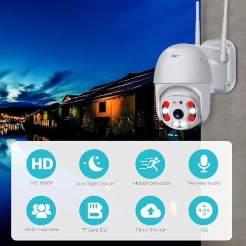 Image of Dr Vision 3MP WiFi Light Bulb Camera for Home Indoor | 360 View | Color (Dome Camera01)