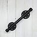 CELIKA Handles Pull,Cabinet Knobs,Door Knobs,Pull Handle Barn Door Industrial Style Sliding Door Handle Large Antique Wrought Iron Handle Restaurant Bar Handles (Total Length 30cm)