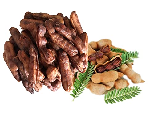 Seedless Fresh Dried Real Fruit Tamarind See-Chom-Phoo little Sour and Sweet small pieces 150 g. (5.29 Oz.)