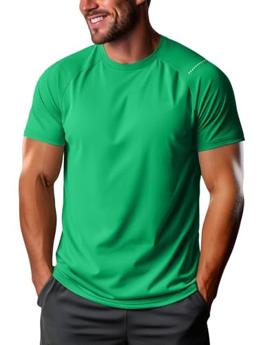 Zengjo Mens Workout Shirts Quick Dry Short Sleeve Athletic Tee Moisture Wicking Top for Running Gym Fitness Training2