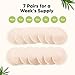 Organic Nursing Pads - 14 Washable Breast Pads for Breastfeeding, Wash Bag, Viscose Derived from Bamboo Reusable Nipple Covers for Breastfeeding Essentials, Soft & Absorbent (Bare Beige, L 4.8