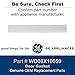 GE WD08X10059 Genuine OEM Seal For Door Bottom (White) for GE Dishwashers