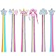 Haarspangen Mädchen, 6 Stück Little World Haarsträhnen Kinder Einhorn Prinzessin Haarverlängerung Clips Haarschmuck Bunte Haarsträhnen, Haarschmuck Mädchen Bunte Haarteile Party Ankleiden