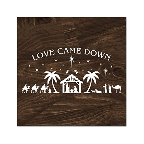 Plaque murale rustique en bois décoration intérieure cuisine et chambre 30 cm