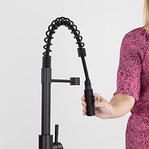 Robinet à spirale rétractable Lippert pour nettoyer les grands plats