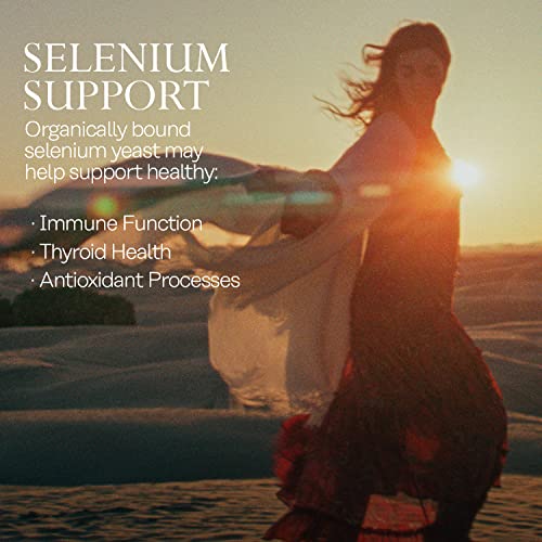 Solaray Selenium, High Potency, Healthy Immune System, Thyroid Function & Antioxidant Support, 100 Vegcaps #TOP3