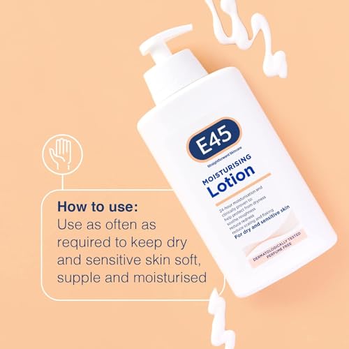 E45 Dermatological Moisturising Lotion, 16.91 Fl Oz (Pack of 2)