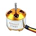 FEICHAO A2212 Brushless Motor 930KV 1000KV 1200KV 1400KV 1800KV 2200KV 2450KV 2700KV for RC Aircraft Plane Multi-Copter Brushless Outrunner Motor (2700KV Golden)