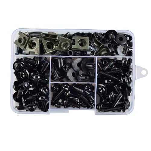 �o�C�N�p�l�W Compatible With 400GT For 650GT CF MOTO 150NK 400NK 650NK �I�[�g�o�C�t�F�A�����O�t�����g�K���X For M5 M6 �{���g�l�W�L�b�g�i�b�g�N���b�v(Black)