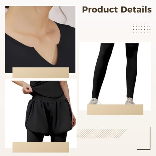 Ensemble d'entraînement respirant et extensible legging taille haute - 2