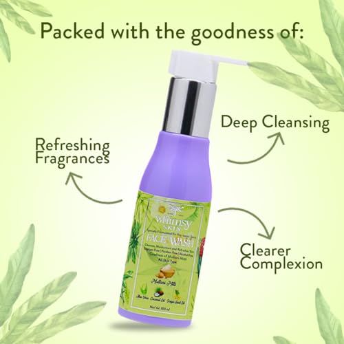 Image of Whimsy Beauty Face Wash with Multani Mitti for Kids & Teens (6-16 Years) 100ml | Cruelty-Free, Non-Toxic, Organic Skin Care for All Skin Types