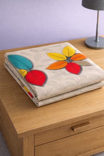 Image of DECORUM Glace Cotton Single Bedsheet with 1 Pillow Cover | Soft, Durable, Lightweight & Skin-Friendly Fabric| Suitable for Single /Diwan Bed Size