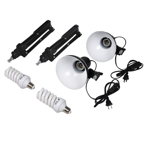 CowboyStudio Photography Table Top Photo Studio Lighting Kit - 2 Light Kit - Thumbnail 2