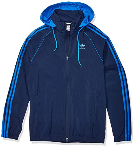 adidas Originals Men's BLC Superstar Windbreaker Jacket, collegiate Navy, Medium