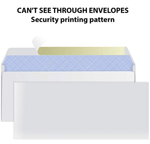 500-Self-Seal-Security-Mailing-Envelopes-10-White-Letter-Businesses-Envelopes-500-Peel-and-Seal-Tinted-Windowless-10-Envelope-Printer-Friendly-Self-Stick-Bulk-Envelops