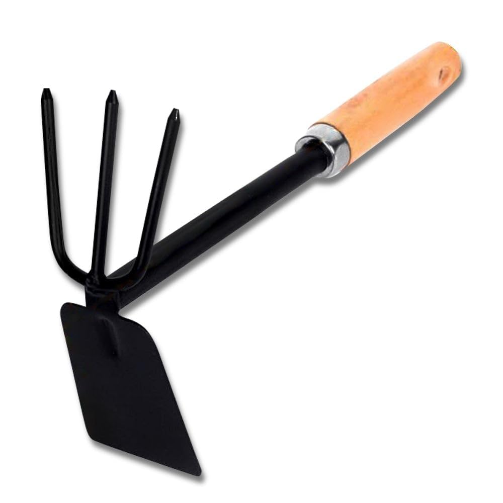 Hardik Sales Agency Garden Tool for Home Gardening Hand Tools, 2 in 1 Double Hoe Gardening Hand Tool with Wooden Handle, Metal and Wood Gardening Tool (Pack of 1) (B0CRDM9P2S) Amazon Price History, Amazon Price Tracker