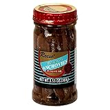 Reese Flat Anchovies in Glass, 3.53-Ounce Jars (Pack of 6)