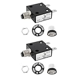 ECSiNG 2X Bouton-Poussoir avec Capuchons de Bouton Interrupteur de...