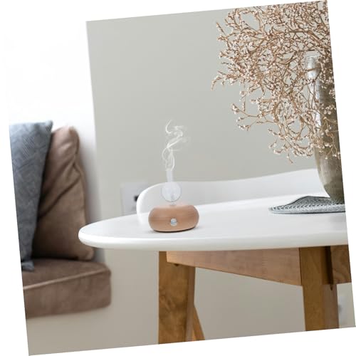 Diffuseur huiles essentielles pour aromathérapie diffuseur bois verre LED