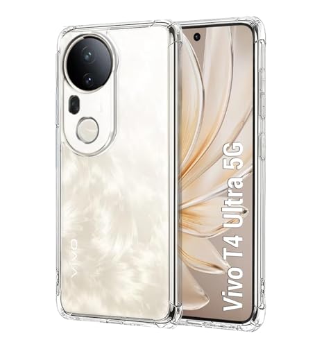 Image of Soft Silicone TPU Flexible Back Cover Compatible with Vivo T4 Ultra 5G