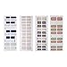 Produktbild 88 pc Nail Art Sticker, nagelaufkleber selbstklebend Full Wraps Aufkleber