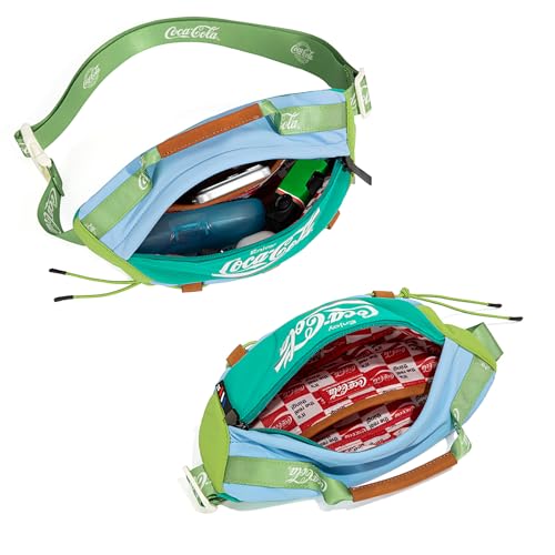 Image of Coca-Cola Fanny Pack, Water Resistant Crossbody Waist Bag with Adjustable Strap
