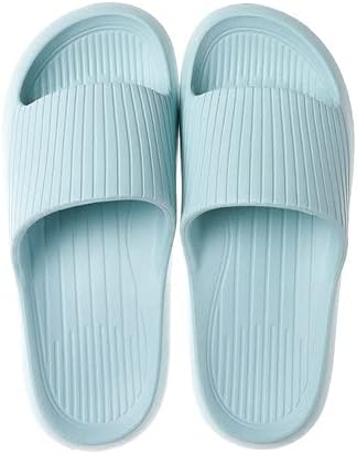 Amazon Co Jp シャワーシューズ レディースバスルームシューズ屋内シャワー滑り止めサンダルソフトファミリースリッパビーチドミトリープールサンダル レディーススリッパ Color Blue Size 37 38 ファッション