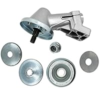 Hippotech Getriebekopf mit Becher und Kontermutter für Stihl Trimmer FS300 FS310 FS350 FS400 FS450 FS480