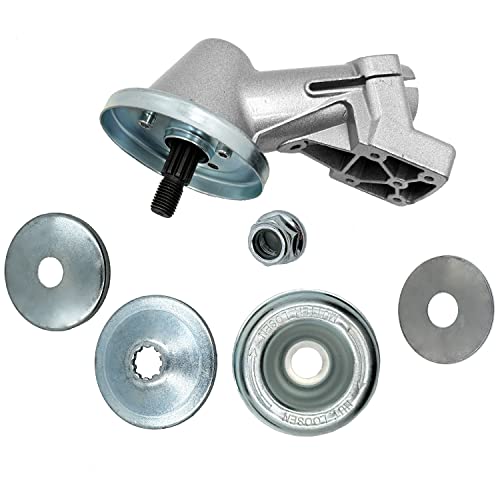 Hippotech Getriebekopf mit Becher und Kontermutter für Stihl Trimmer FS300 FS310 FS350 FS400 FS450 FS480