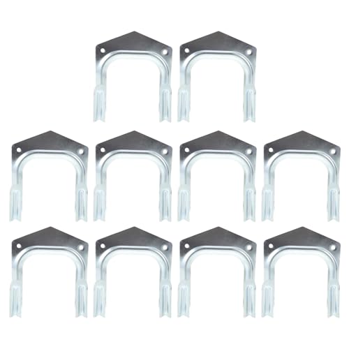 Crochets muraux double trou pour fixer solidement vos objets au balcon