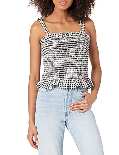 Guess débardeurs Jeans Rihana l095 Black & White Vichy