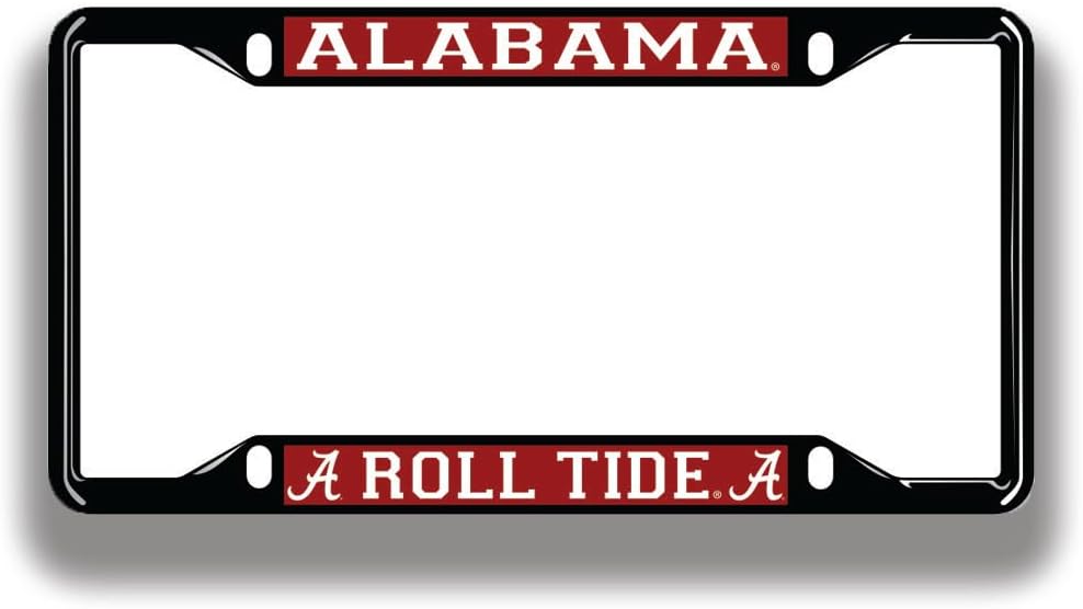 Elite Fan Shop NCAA License Plate Frame Black
