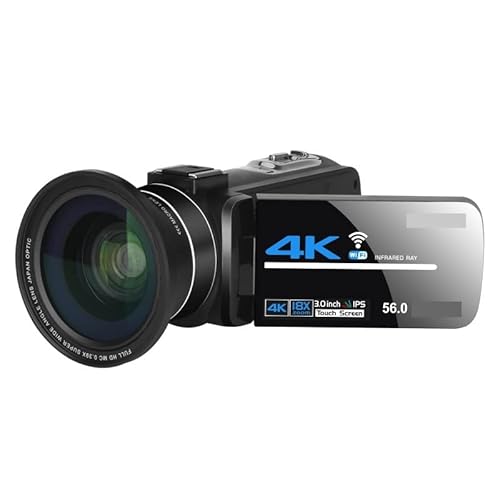 Ficha técnica ICOSAR Cámara de acción Cámara Digital Videocámara 4k Cámara de Video Transmisión en Vivo Visión Nocturna 58MP Fotografía Cámaras Digitales Vlog Record Size 64G SD Card Color Kit 2 - Fernando Cortés