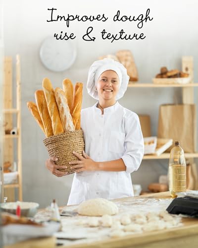 Professional Dough Conditioner - Dough Enhancer for Bread, Rolls, Pizza, & More - Versatile & Easy to Use Bread Improver - Improves Rise, Texture, & Elasticity - 1 lb.